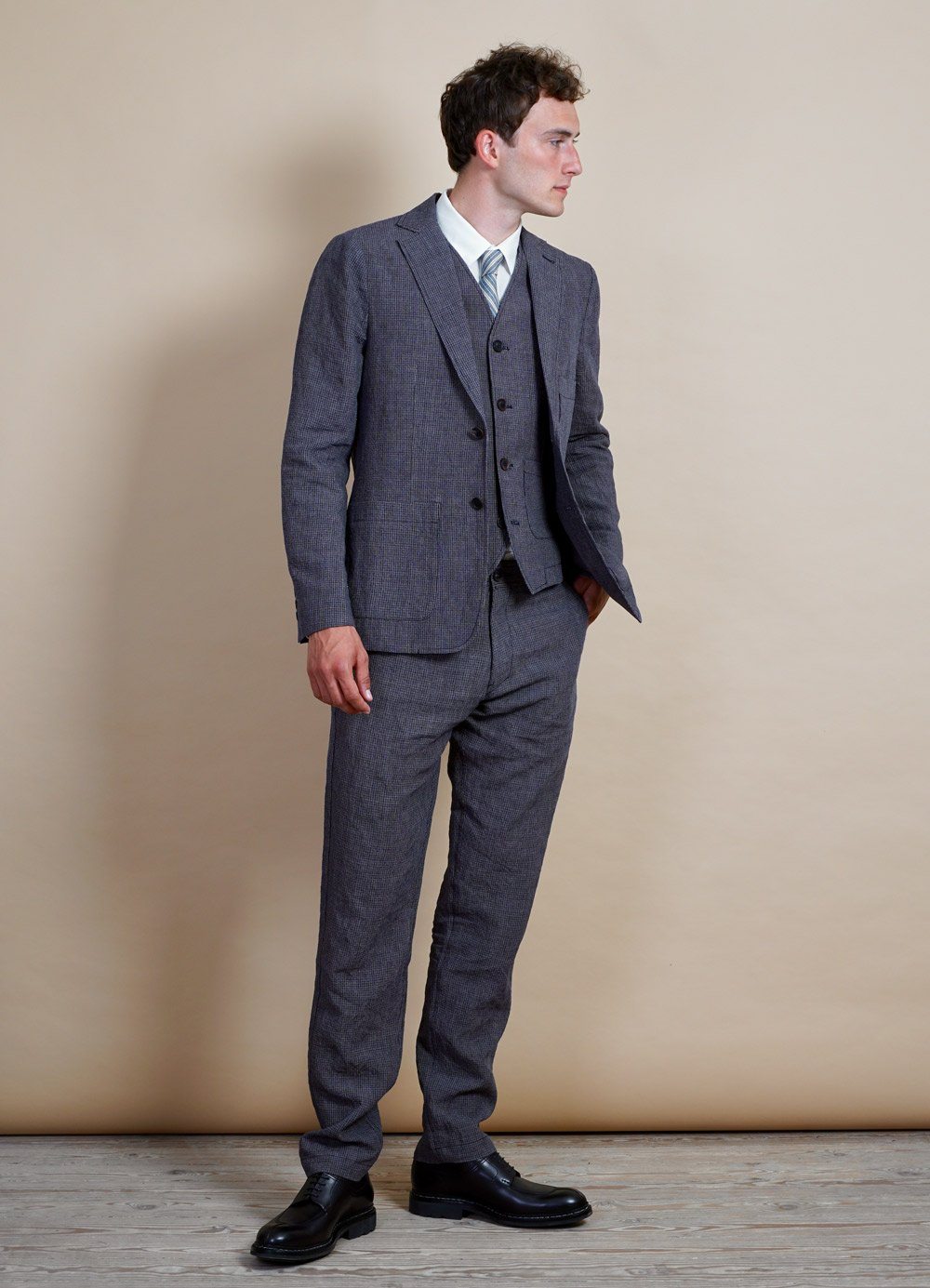 HANSEN GARMENTS - CHRIS | Two Button Classic Blazer | River - HANSEN Garments