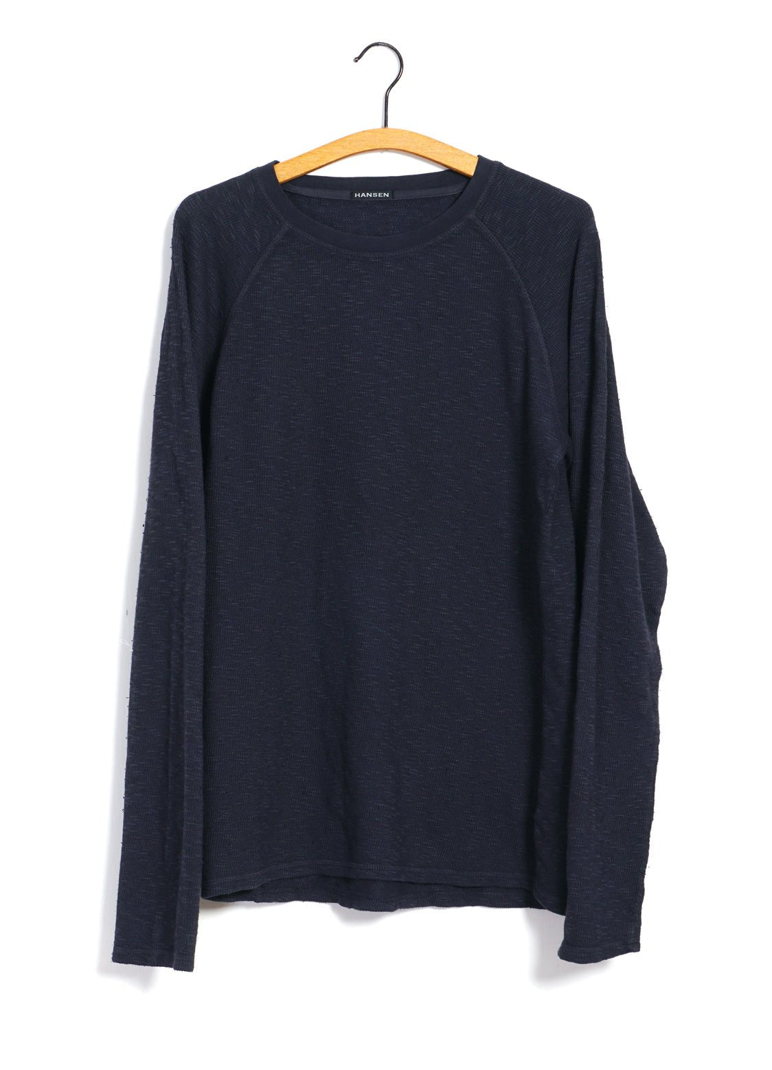 HANSEN GARMENTS - FELIX | Raglan Long Sleeve T-shirt | Indigo-like - HANSEN Garments