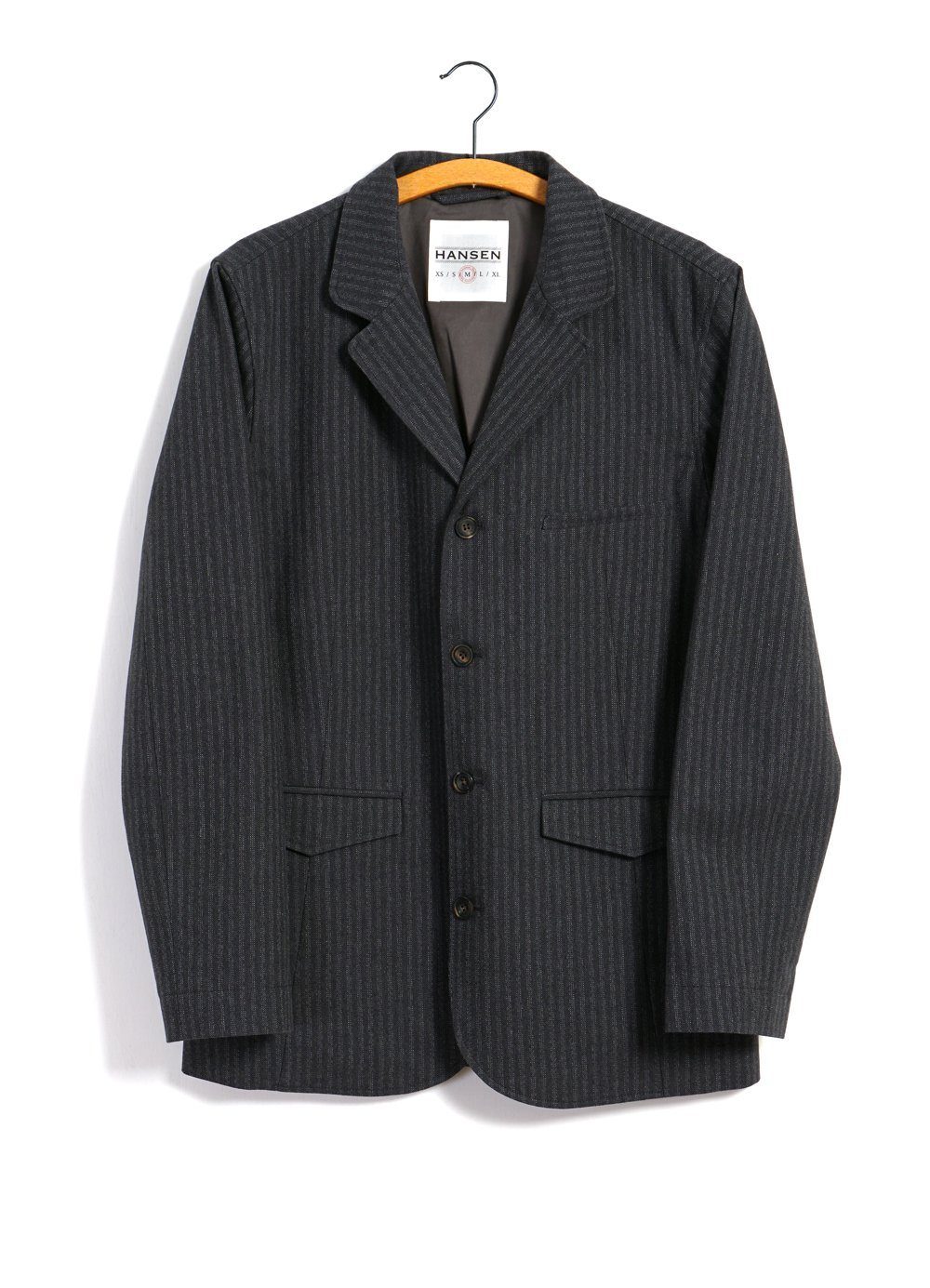 HANSEN GARMENTS - LUKAS | Blazer Jacket | Grey Pin - HANSEN Garments